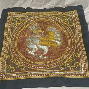 Embroidered Decorative Cloth with Sequins